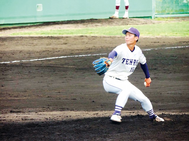 天理大のエース左腕・森浦投手（提供写真）