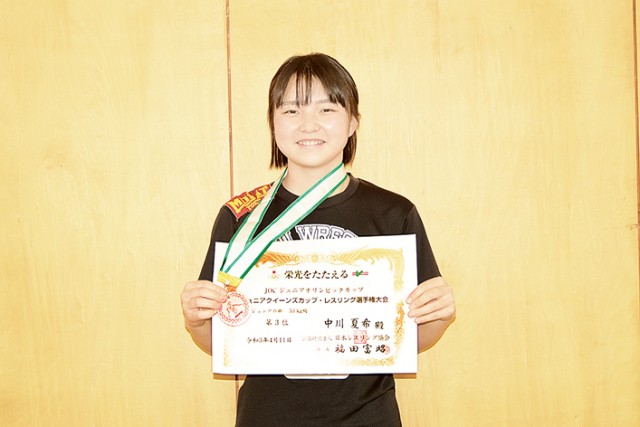 新宮高 中川夏希さん ３位入賞 クイーンズカップレスリング 太平洋新聞電子版