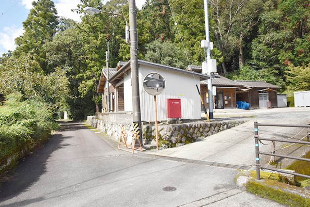 現場に近い便ノ山集会所付近